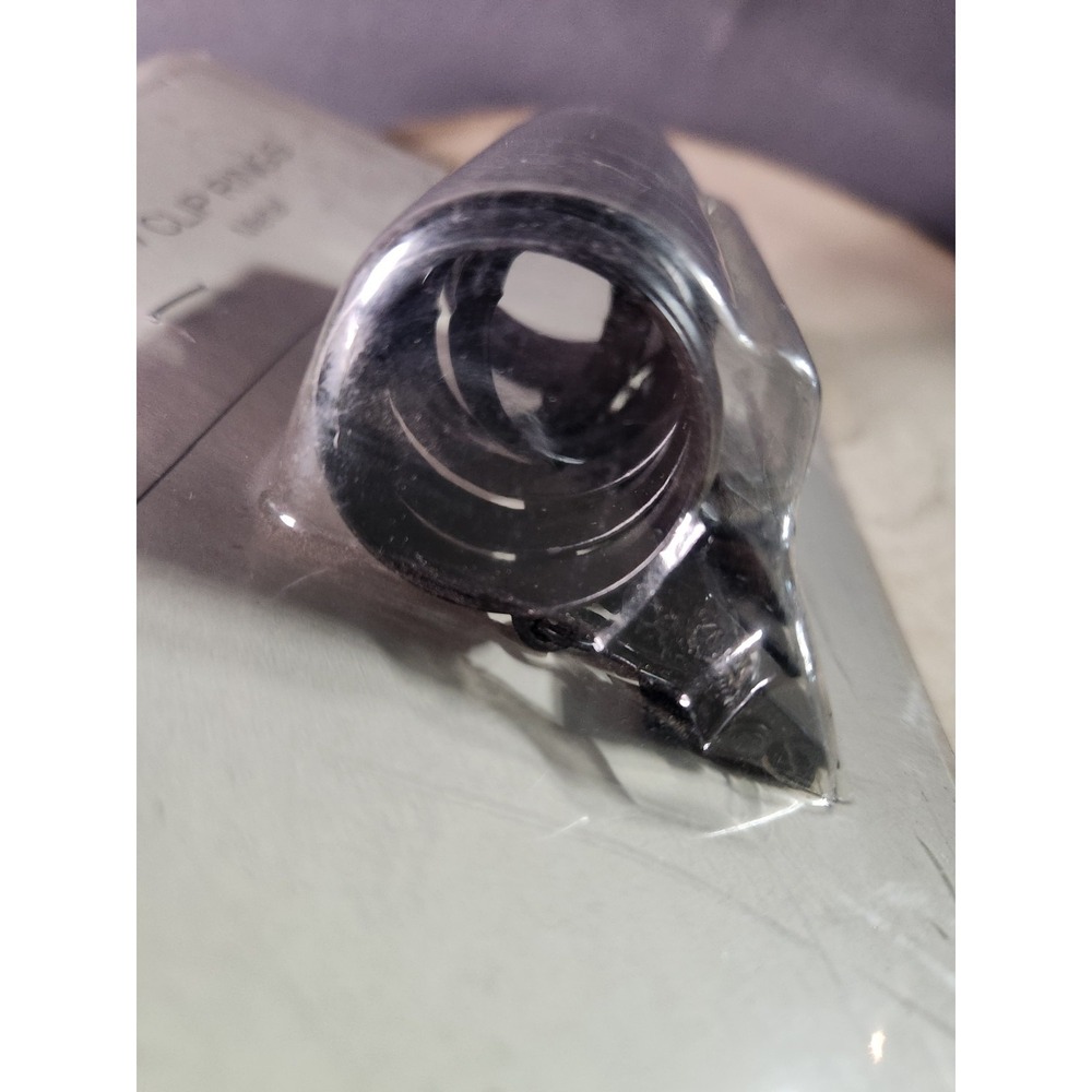 Jaclyn Smith 7 Clip Metal Curtain Panel  Rings  - Burnished‎ Bronze 1.18 in~NIP - Picture 2 of 5